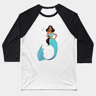 Arabian Mermaid Baseball T-Shirt